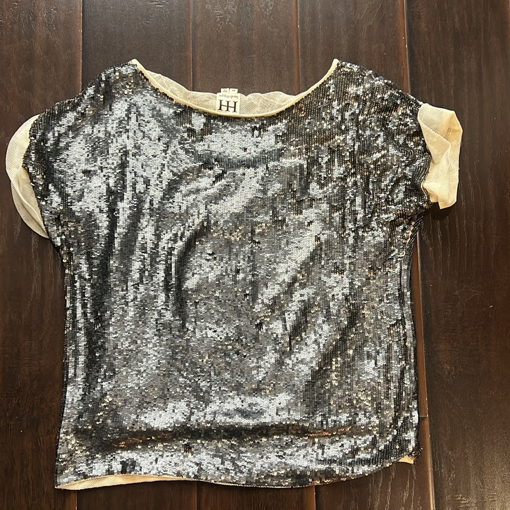 Haute Hippie Sequin Top, size Medium - Picture 7 of 7